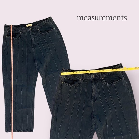 ASOS | Women’s | Plus High Rise Straight Dad Jeans with Front Seams | Size: 16 - Picture 3 of 8